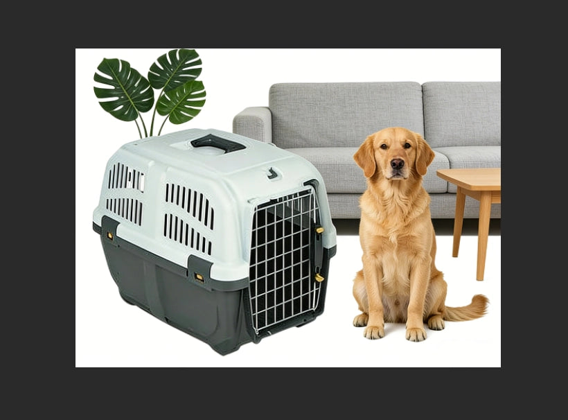 Casetta per Cani e Gatti ¨C zephmum ¨C Grigio 80x60x60 cm
