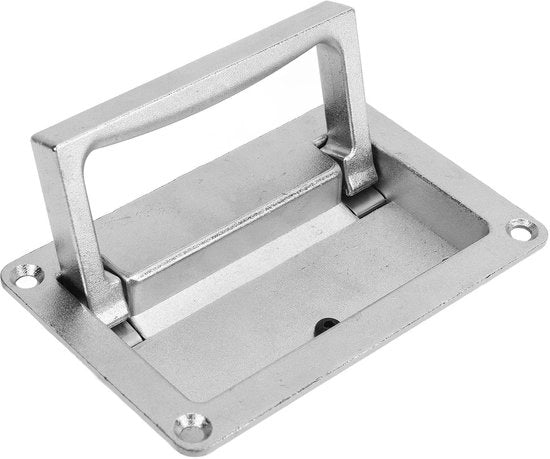Anello a Zincatura Robusta - Con Maniglia Integrata - Adatto per RV/Trailer - Duraturo e Resistente al Tempo - Dimensioni: 52 x 93,5 mm - Drenaggio