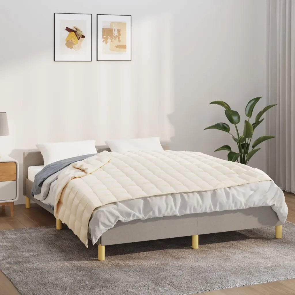 Coperta Ponderata Crema Chiaro 122x183 cm 9 kg Tessuto 3154866