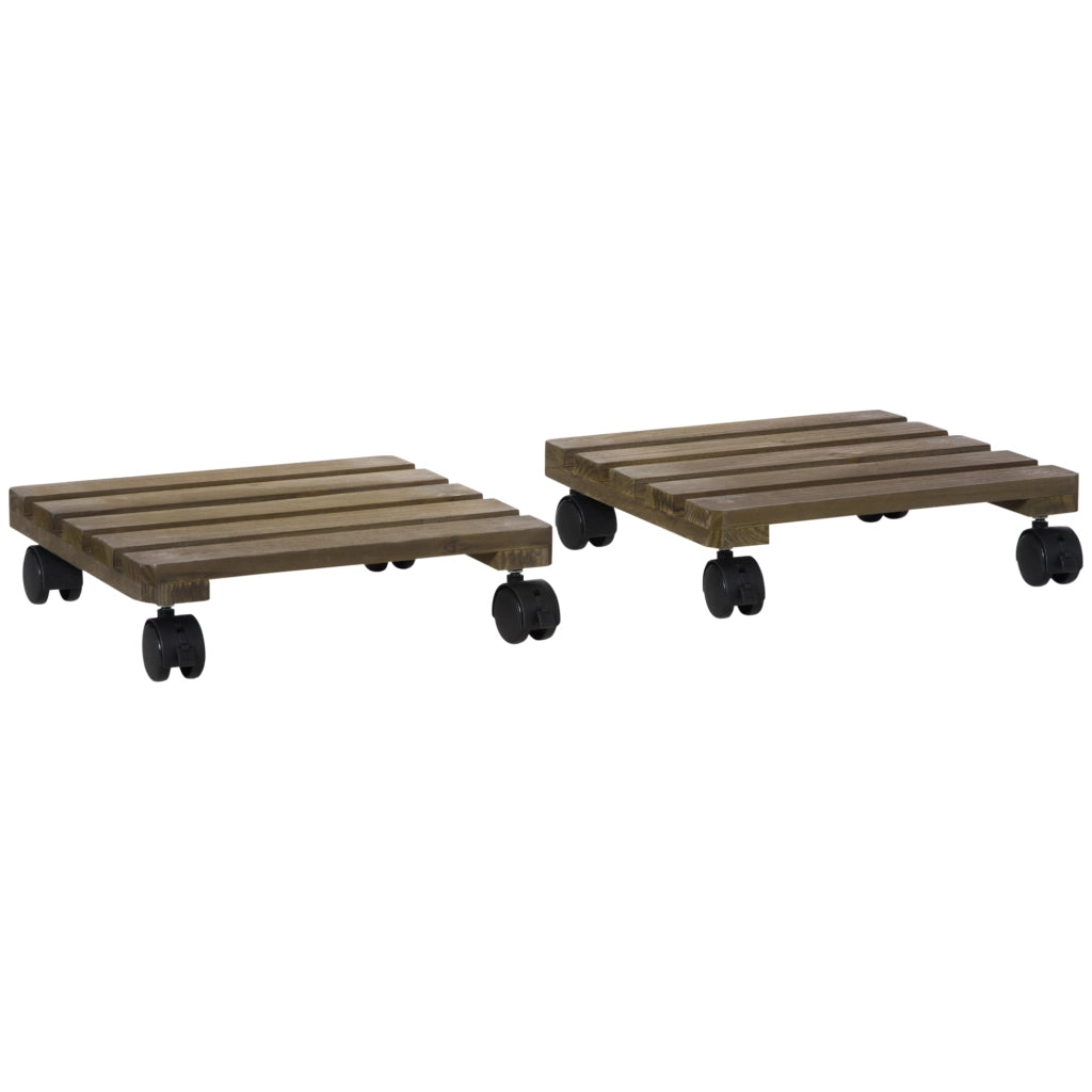 Supporto piante con ruote ¨C Minimal ¨C 2 pezzi