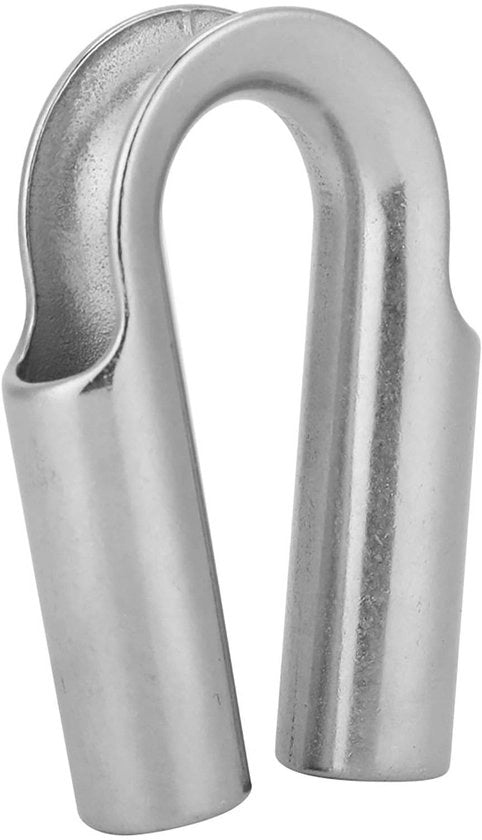 Cavo in Acciaio Inossidabile - Alta Resistenza - Resistente all'Usura - Installazione Facile - 6 mm - 10 mm - Adatto per Nautica - Tubo per Cavo di Lenzuola