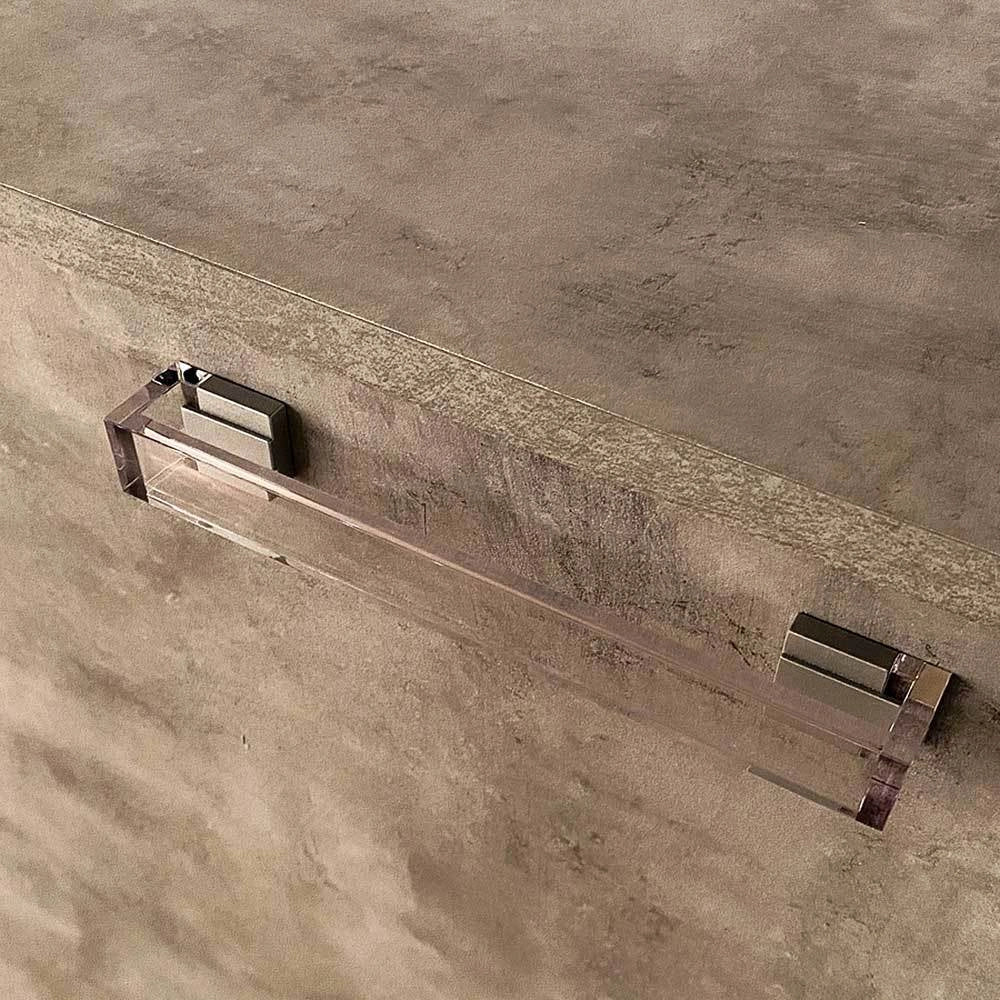 Letto Singolo A Scomparsa Kando Con Divano Cemento e Grigio