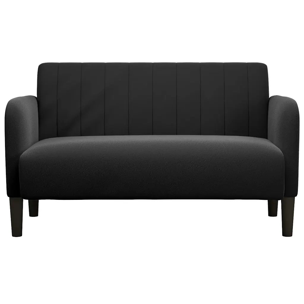 Divano | Divano da soggiorno | Sofa Divanetto Nero 109 cm in Velluto
