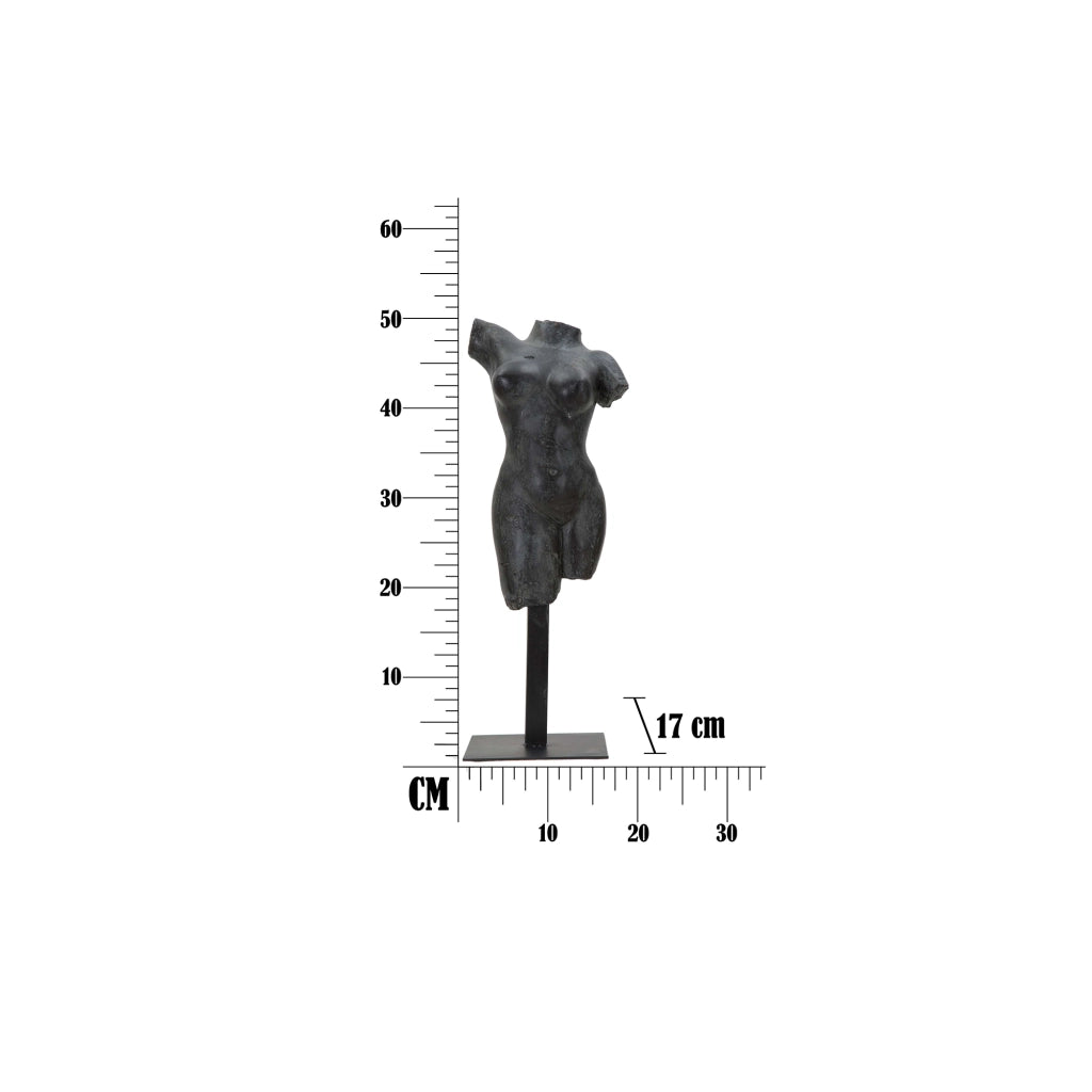 Atlin, Statua Busto Scultura Classica, Nero
