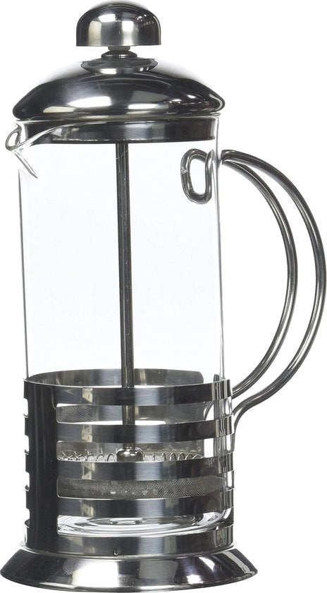 Macchina per caffè e the 350 ml - filtro a vetro francese, stampante a inchiostro con acciaio inossidabile e vetro borosilicato