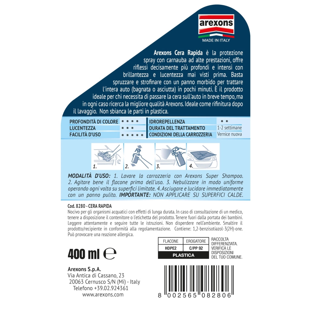 Arexons 8280 Cera Rapida 400 ml