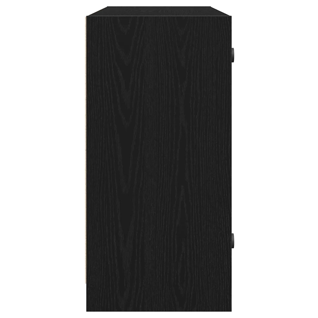 Credenza | Madia | Buffet da pranzo | Armadio da pranzo Rovere Nero 100 x 37 x 75.5 cm