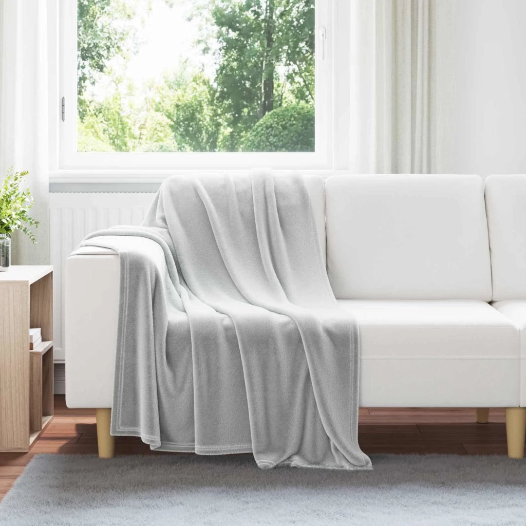 Coperta Grigio 130 x 150 cm Panno