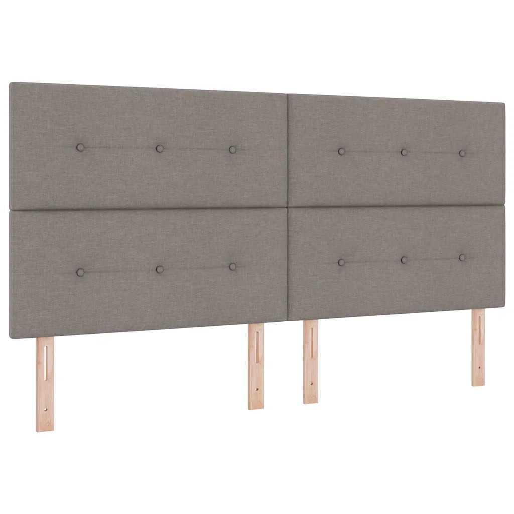 Letto a Sorgente LED con materasso Talpa 200 x 200 cm Tessuto