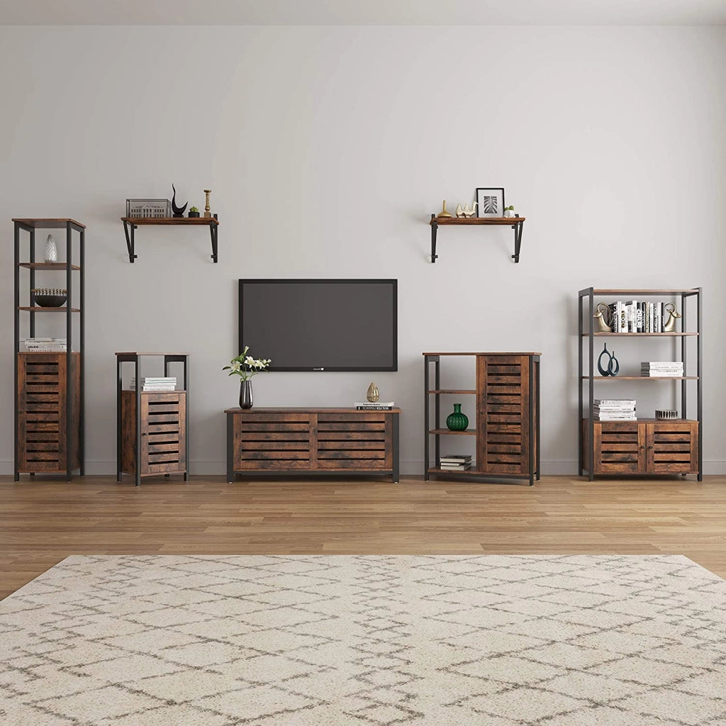 Vetrina Valora LSC75BX in metallo marrone rustico