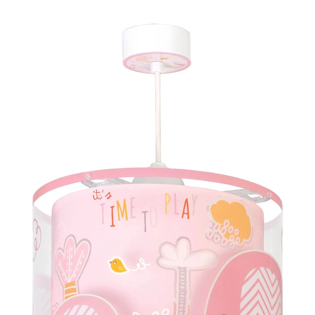 LÚZETE - LAMPADA DA SOFFITTO A FORMA DI ELEFANTE ROSA
