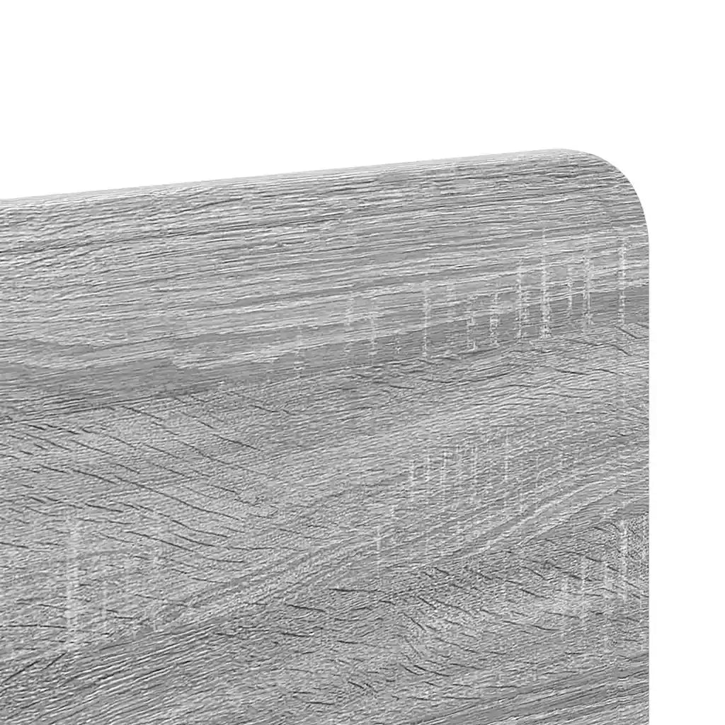 Testiera-Testata-Testiera Decorativa Grigio Sonoma 140 cm Legno multistrato 850529