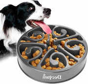 Bacino alimentare lento per cani - S/M grigio
