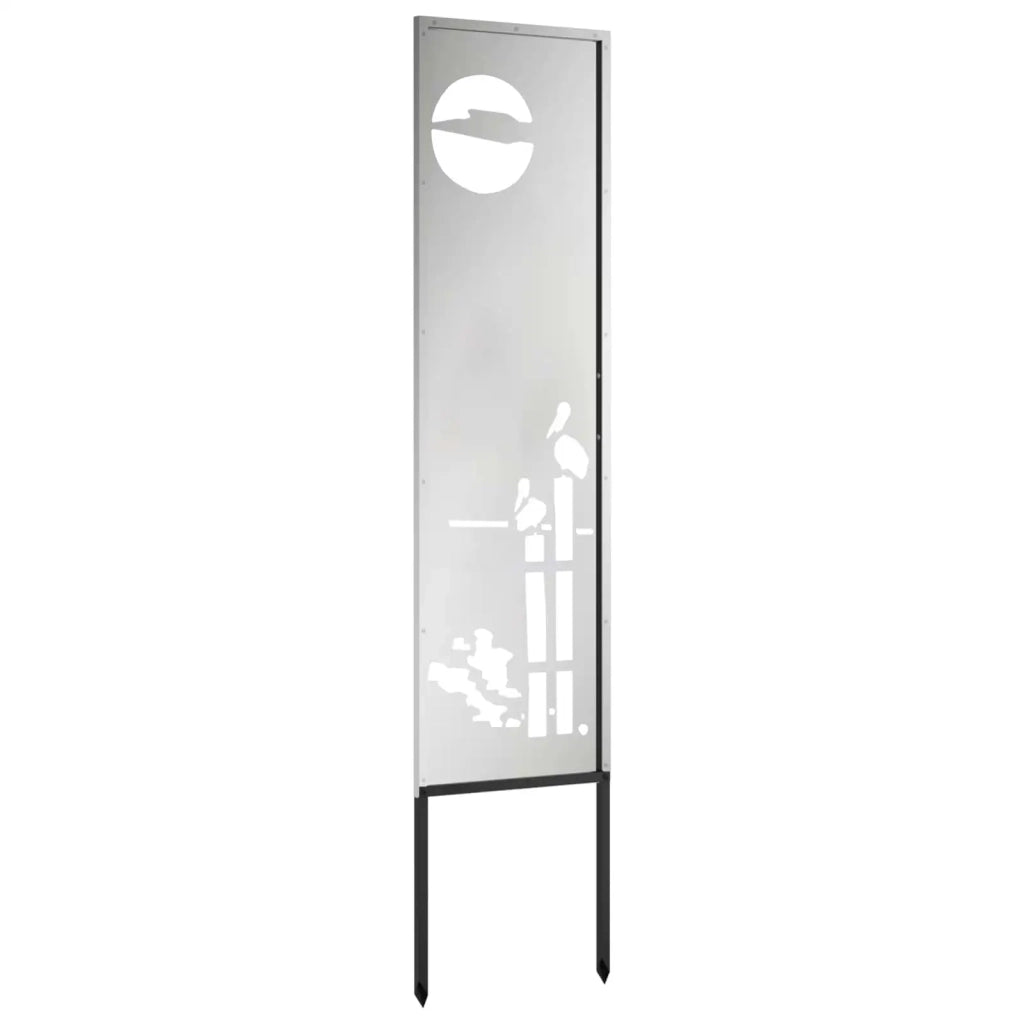 Schermo per privacy in giardino Traforo Argento 32 x 140 cm 876250