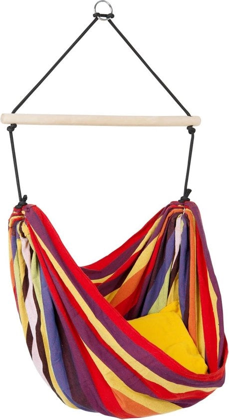 Sedia a sospensione per bambini EllTex Kid's Relax Rainbow 155 cm x 120 cm - Sedia a sospensione per bambini fino a 80 kg