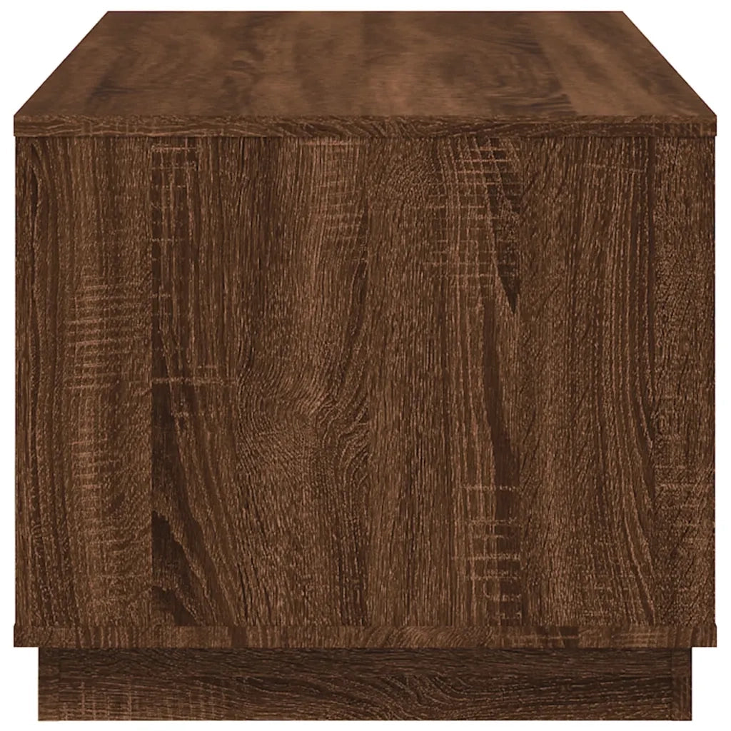 Tavolino Salotto-Tavolino da soggiorno-Tavolo Rovere Marrone 102x50x44 cm Legno Multistrato