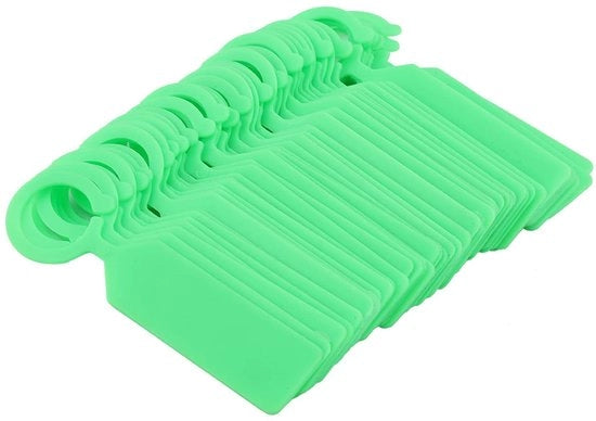 Etichette per piante 100 pezzi - Etichette in plastica riciclabili - Impermeabili - Resistenti al sol e al vapore - Facili da pulire - Ideali per l'identificazione delle piante