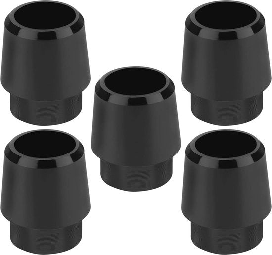 Ferrule Premium 5 pezzi 09 cm Taperd Golf Solid Black per Mazza Callaway - Compatibile con Mavrik, Rogue e Epic