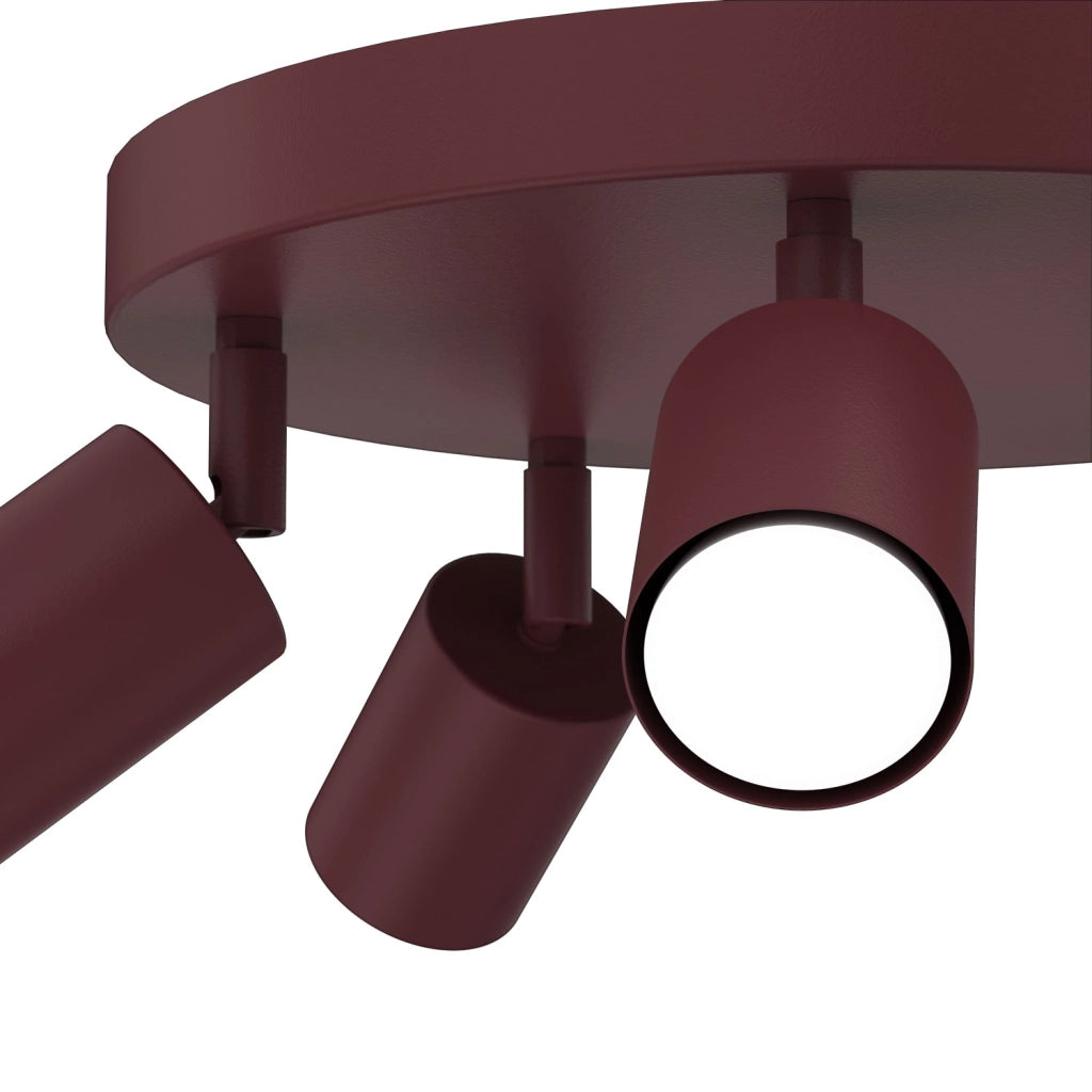 Lampada da soffitto Fun 5xGU10 bordo acciaio