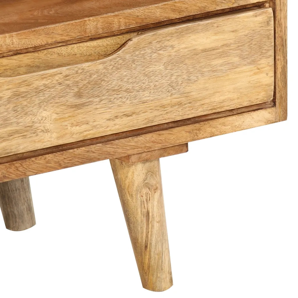 Mobile Porta TV 110x30x41 cm in Legno Massello di Mango 352783