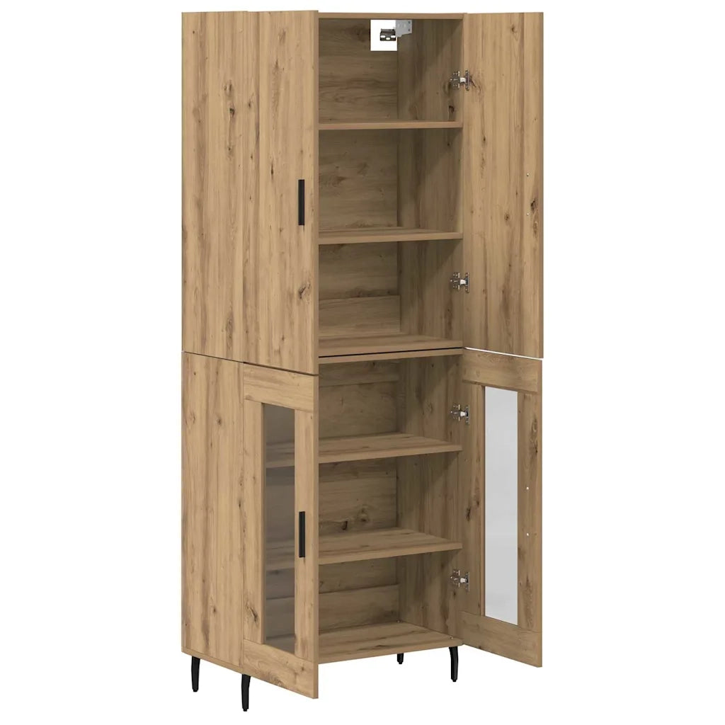 Credenza-Buffet-Armadio da cucina Legno vecchio 69,5 x 34 x 180 cm 232719