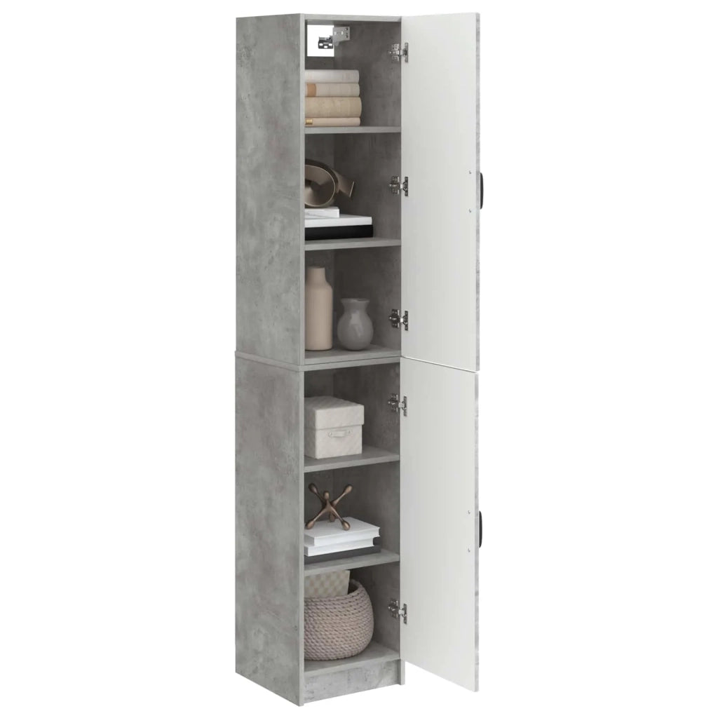 Set di armadi 2 pcs Grigio Cemento Legno ingegnerizzato 3416955