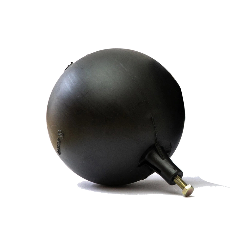 SFERA IN PLASTICA TONDA NERA PER ASTE PIATTE- Diam. 120- IKARO- pezzi 1
