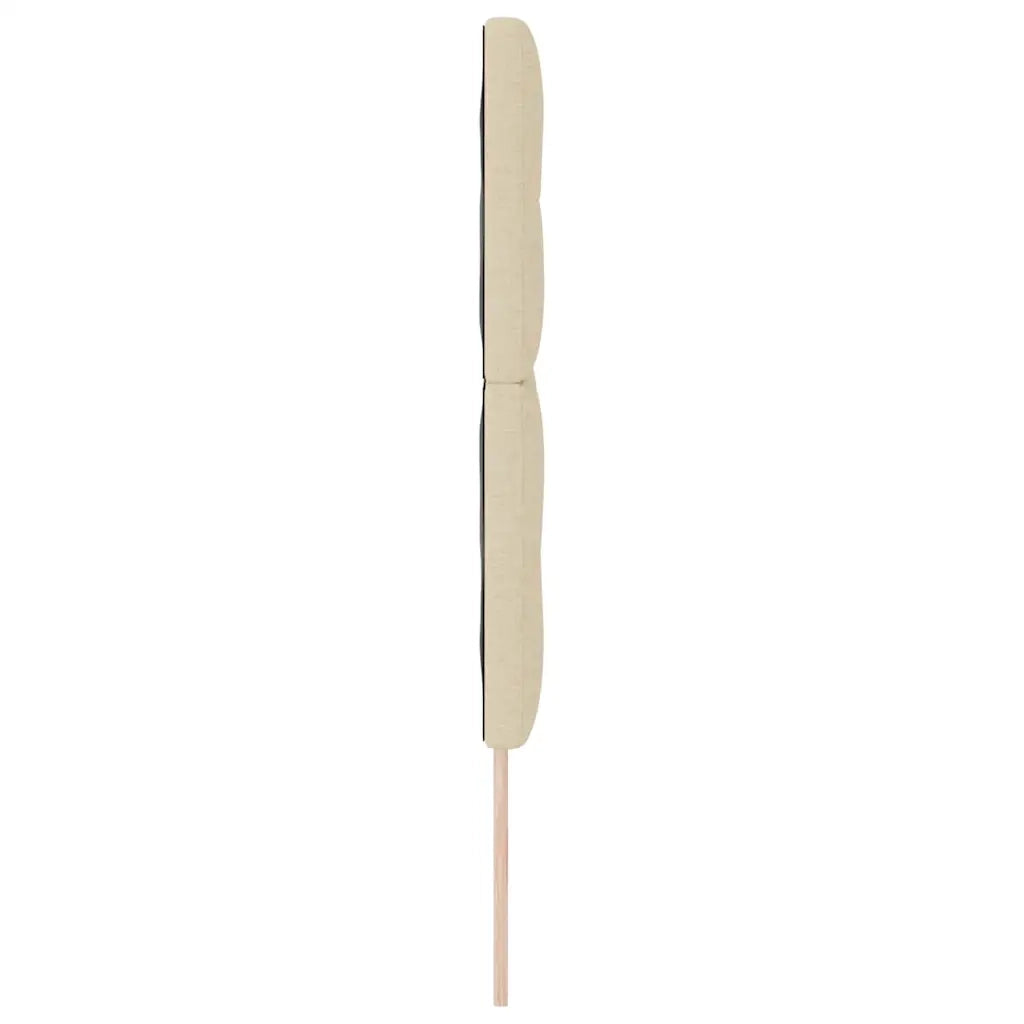Testiera | Testata LED con strisce LED con Testiera | Testata Crema 160 cm Tessuto