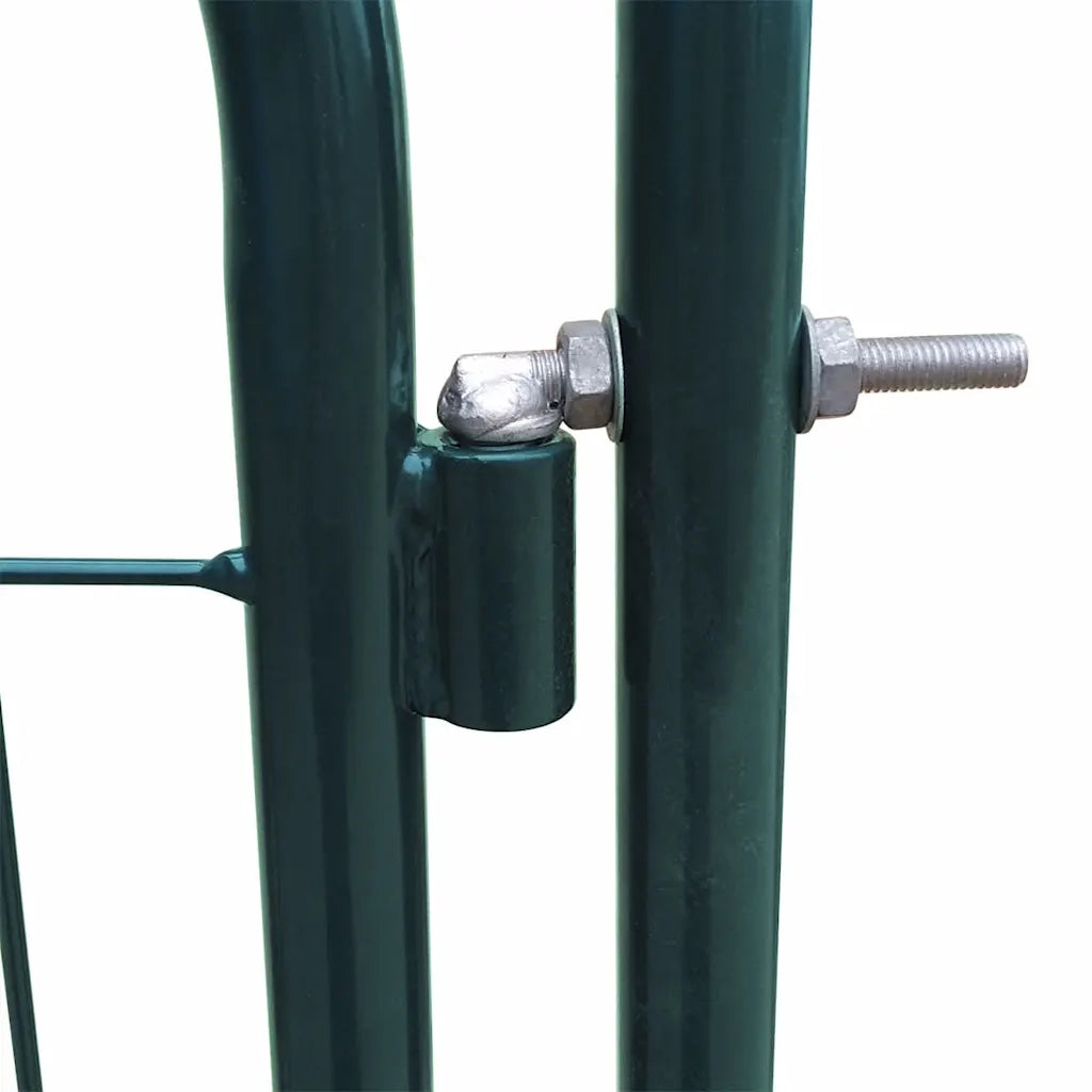 Cancello per Recinzione da Giardino 100x100 cm Verde 142292