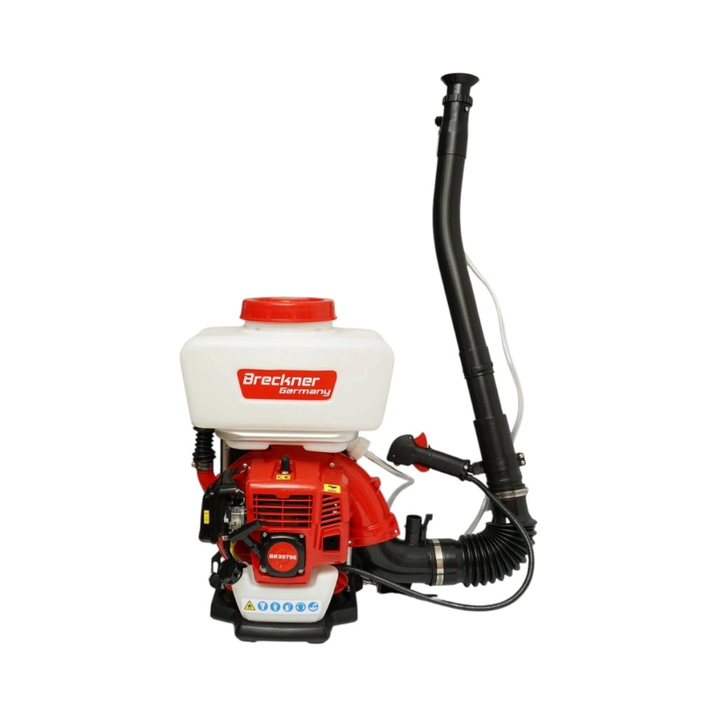 Atomizzatore benzina 14L, motore 2 tempi 2,3HP, 43cc, raggio di spruzzo 12m Breckner Germany