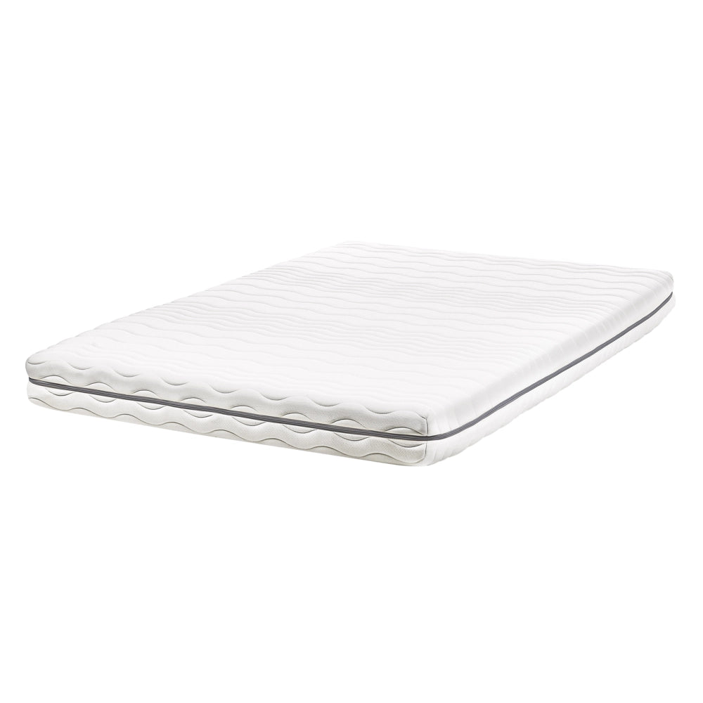 Materasso in Memory Foam bianco con tessuto grigio EU misura singola 140 x 200 cm Medio