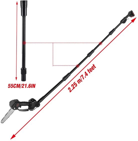 Tagliaboschi Elettrici 2 in 1 - 3500W - Tensione della Catenaria Automatica - Doppia Sicurezza di Blocco