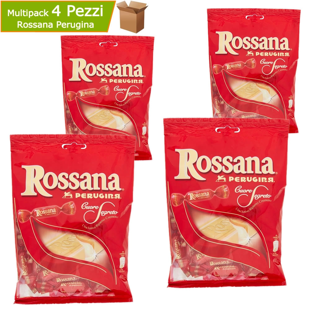 Perugina caramelle rossana multipack 4 pezzi 175 grammi cad