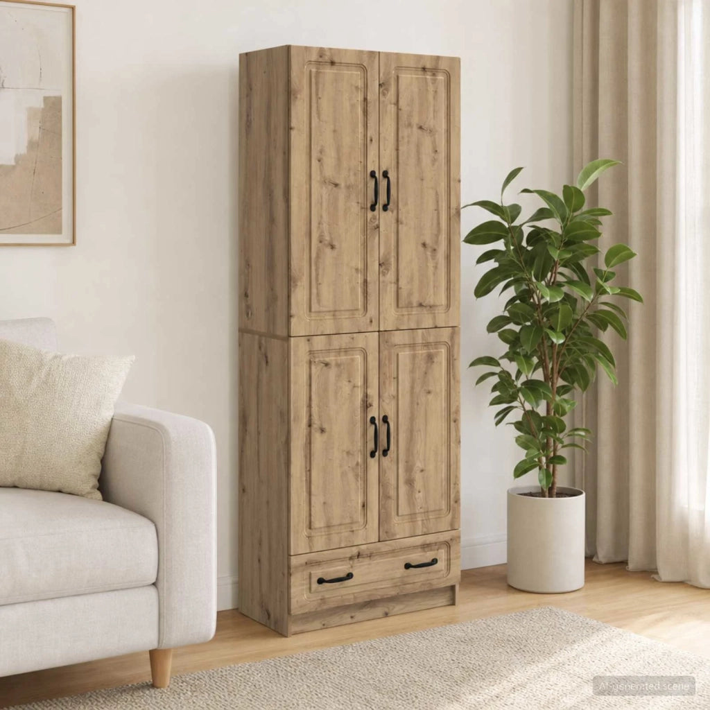 Set di armadi 2 pz Rovere Artigianale Legno ingegnerizzato 3416942
