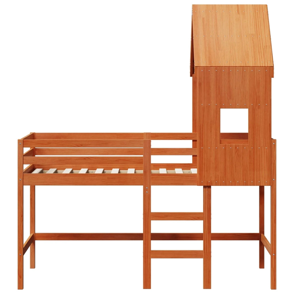 Struttura per letto soppalco Marrone Cera 90 x 190 cm 3422776