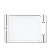 Tagliere pvc c manico bianco   tortora mis. xl 39 x 25 x 1 cm stefanplast