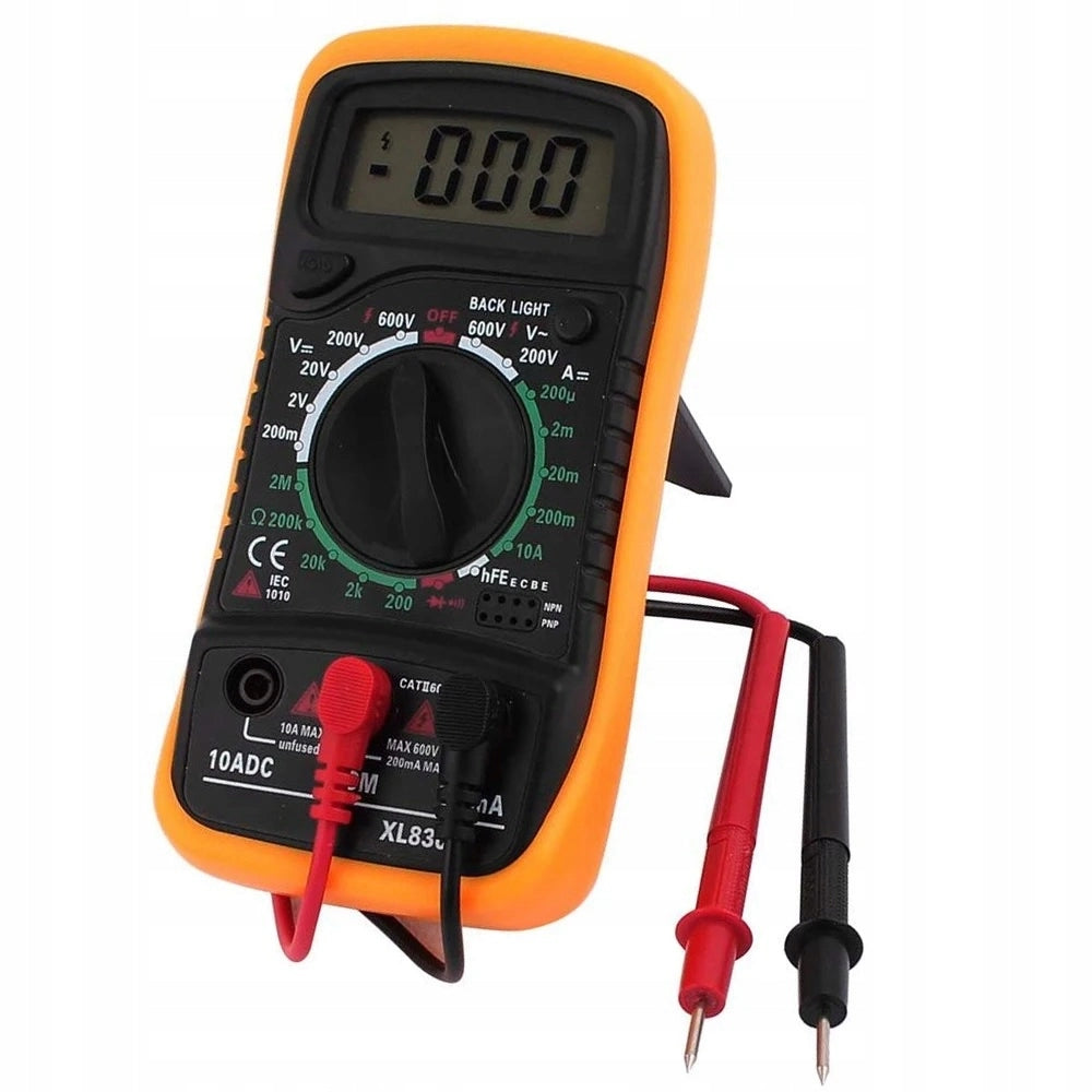 Multimetro Digitale Mini DT-830B – Display LCD Retroilluminato, Funzione HOLD | Misurazione Precisa, Compatto e Leggero