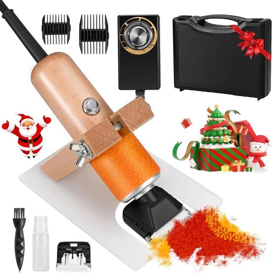 Tondella elettrica per tappeti con regolazione della velocità - trimmer per cani e gatti - trimmer per tappeti da ufficio con guida a scorrimento - tessitura di mattonelle per hobby - tessitura per conigli, cani e animali domestici