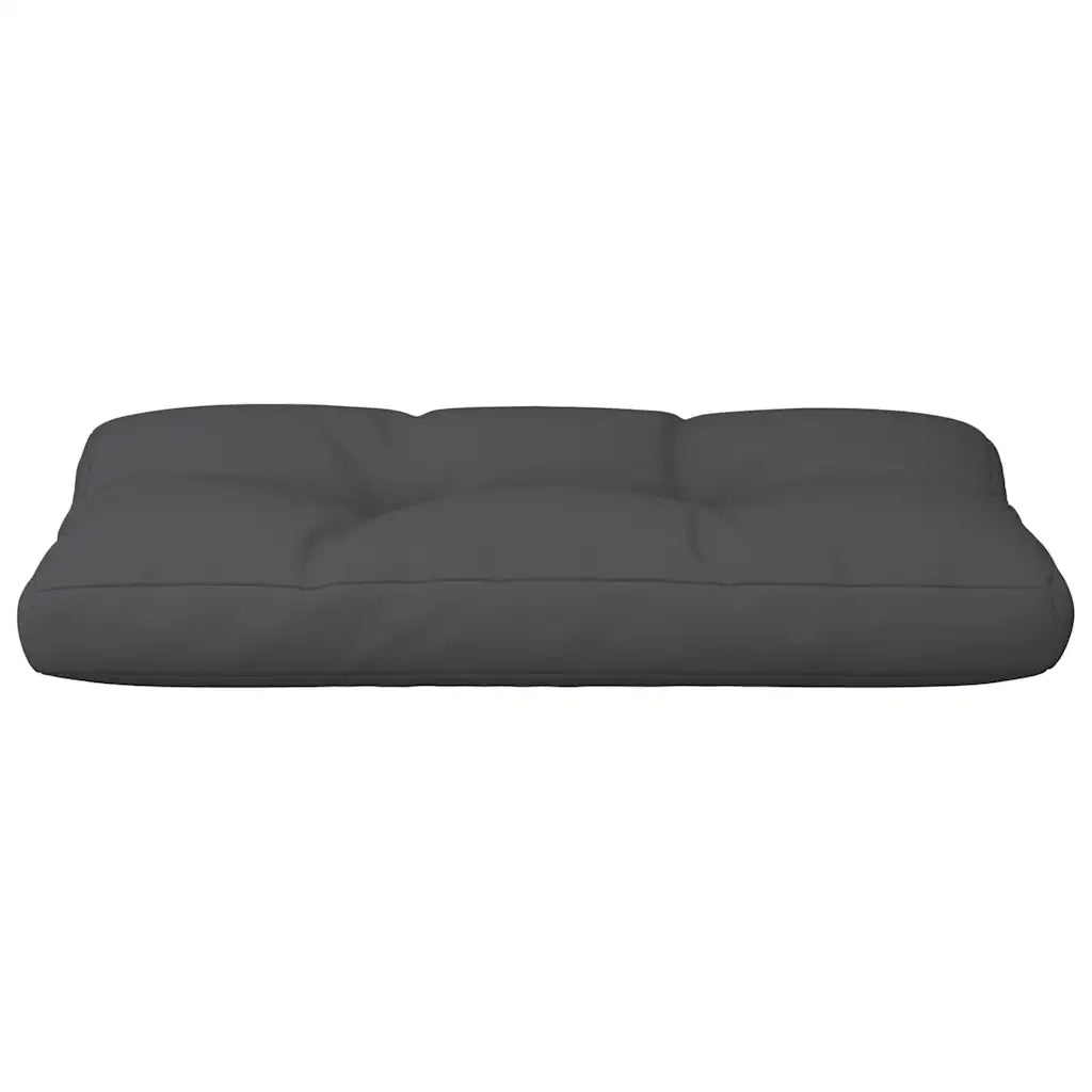 Cuscino per Pallet Nero 80x40x12 cm in Tessuto 360608