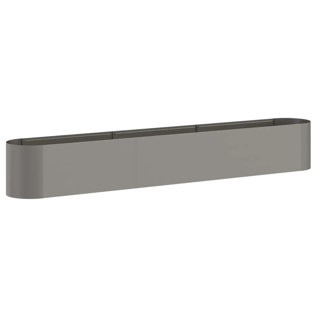 Letto rialzato da giardino Acciaio Corten 280 x 40 x 40 cm 8011704