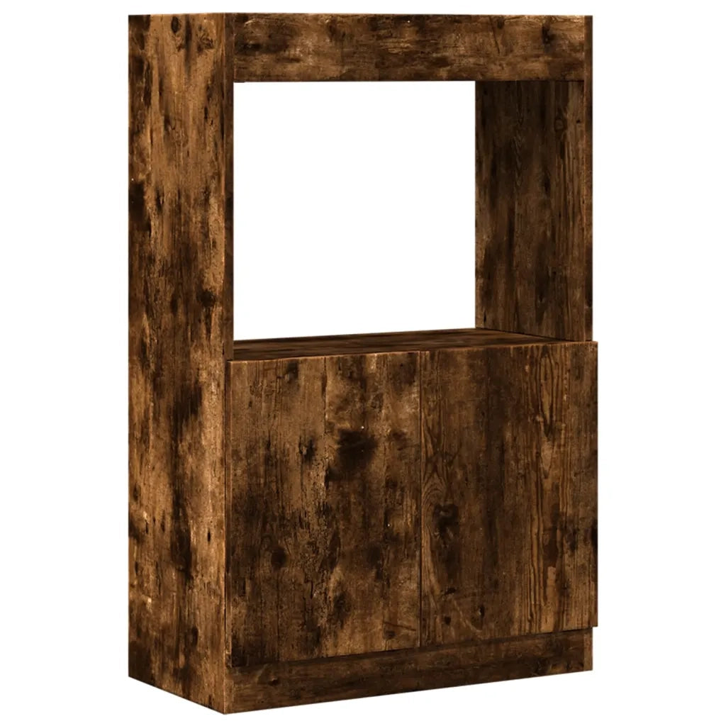 Credenza Rovere Fumo 63x33x100 cm in Truciolato 855101