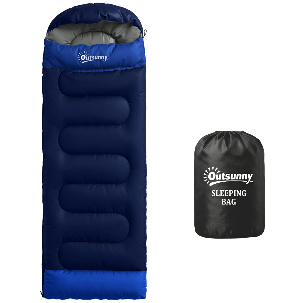 Sacco a Pelo per Adulti. Leggero e Compatto. Blu Navy