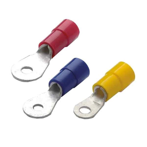 CAPOCORDA PREISOLATO OCCHIELLATO 6 mm, Ø 8 mm - Confezione 20 pezzi