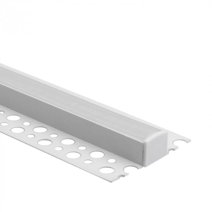 Profilo LED GN01 a superficie bianco, diffusore opale 1m Ecolight