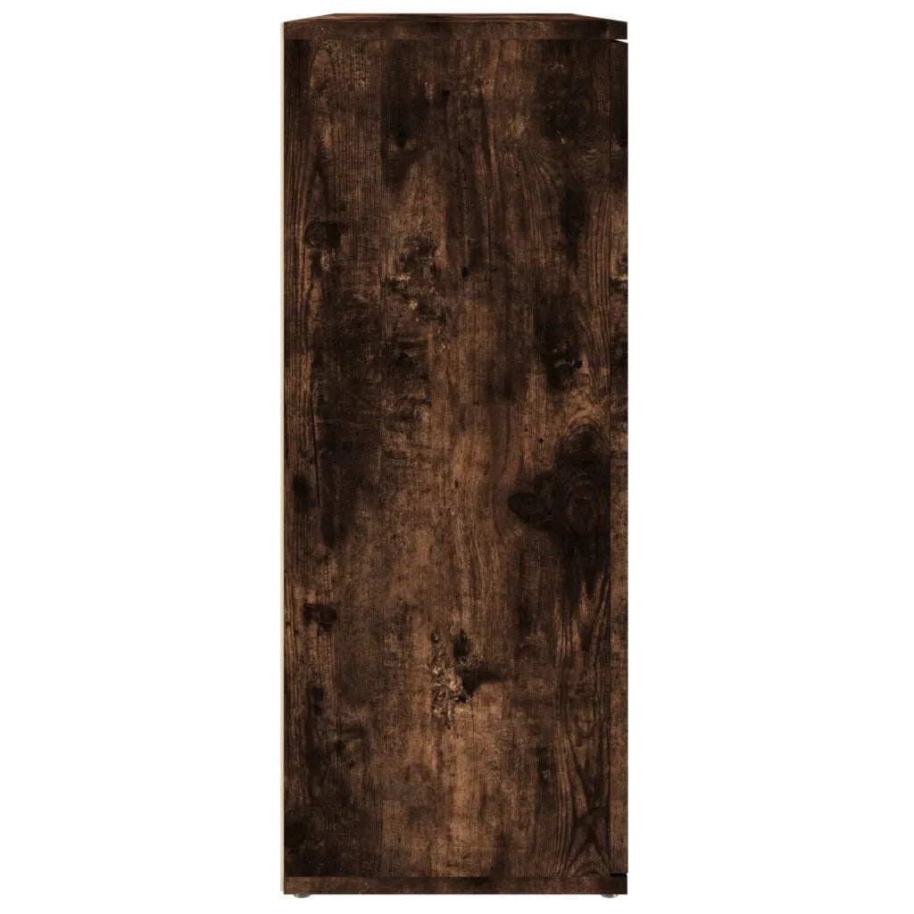 Credenza-Buffet-Armadio da cucina Rovere Fumo 91x29,5x75 cm in Legno Multistrato