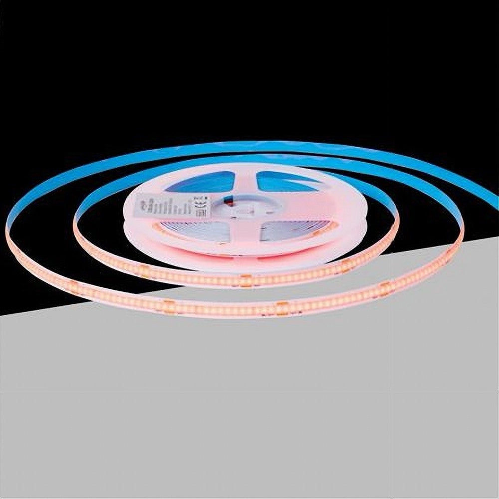 Trade Shop - Striscia Led Cob Bobina 5mt Flessibile Dc 24v Varie Temperature Colore Cob-24v-320 -