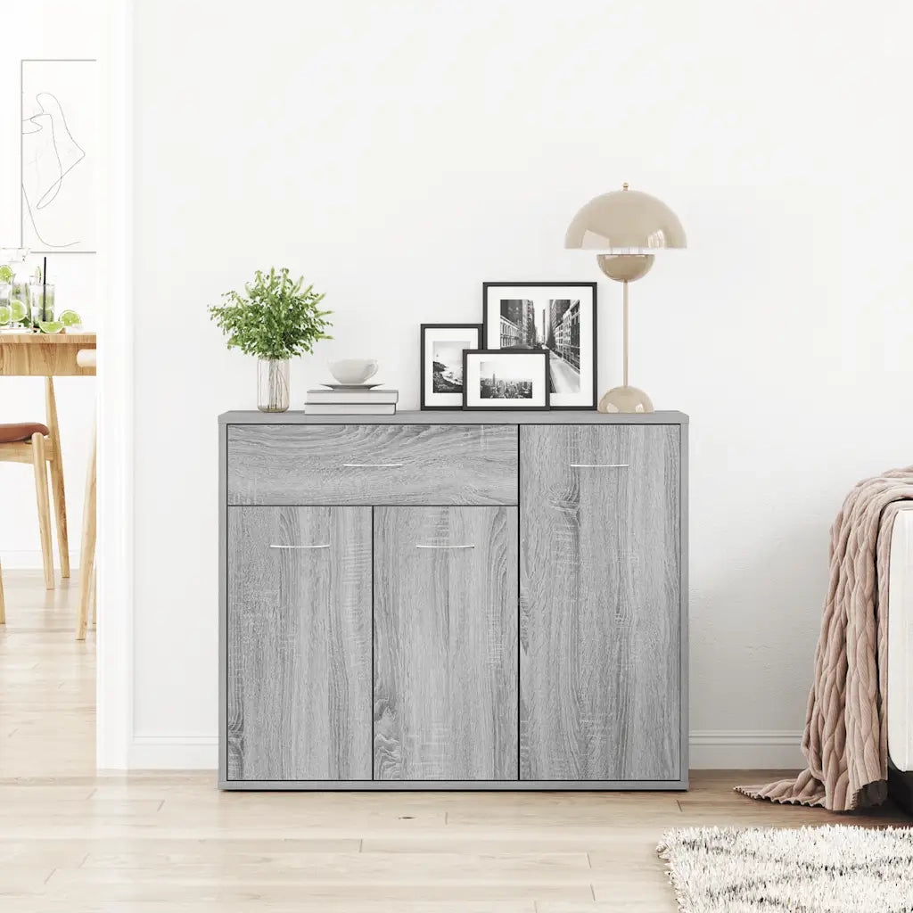 Credenza | Madia | Buffet da pranzo | Armadio da pranzo Grigio Sonoma 88x30x70 cm in Legno Ingegnerizzato
