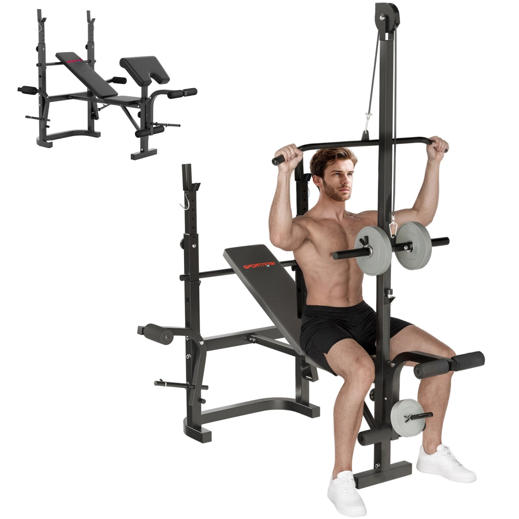 Panchetta per Allenamento con Supporto Barra ¨C zephmum ¨C Grigio