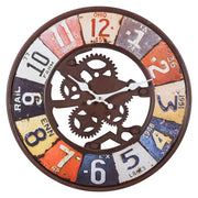 Orologio da parete multicolore 39 cm