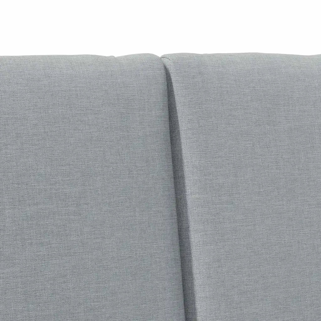 Testiera | Testata imbottita Grigio chiaro 160 cm Pino massello